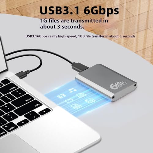 Boîtier mSATA USB 3.1 Gen 2 6 Gbps avec dissipation thermique active