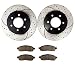 Atmansta QPD10039 Front Brake kit with Drilled/Slotted Rotors and Ceramic Brake pads for Ford F-150 Lincoln Mark LT