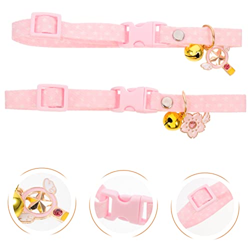 Collares de gato minkissy con cadena ajustable de algodón para perros pequeños pack de 4 3