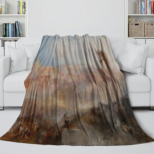 Couverture chaude lavable en machine jeté de canapé microfibre 150x200cm - 6