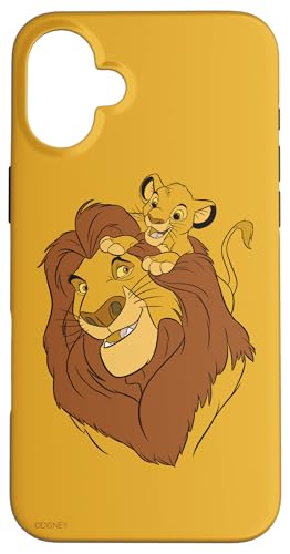 Disney Le Roi Lion Simba et Mufasa Père et fils Coque pour iPhone 16 Plus