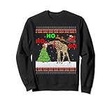 Photo Gallery ho ho ho babbo natale giraffa brutta maglione di natale felpa Photo Gallery ho ho ho babbo natale giraffa brutta maglione di natale felpa