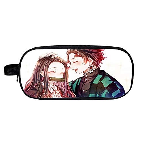 Preisvergleich Produktbild Koupany Federmäppchen Anime Bleistiftbeutel Geist Wischerblatt Bleistiftbeutel Große Kapazität Reißverschluss Polyester Bleistiftbeutel Kosmetiktasche Pencil Case