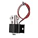 ENGER MANOR Universal Front Brake Line Lock Kit Electric Roll Control Solenoid Hill Holder Set 12 24V DC for Racing Car (Black)
