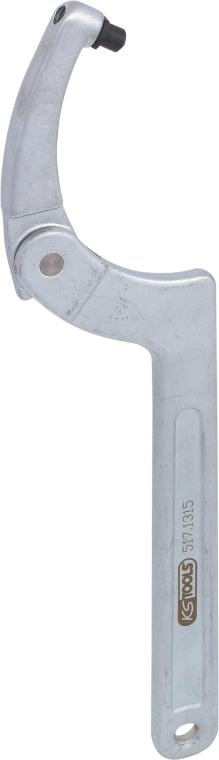 KS Tools 517.1315 Klucz haczykowy przegubowyz czopem, 114-158mm