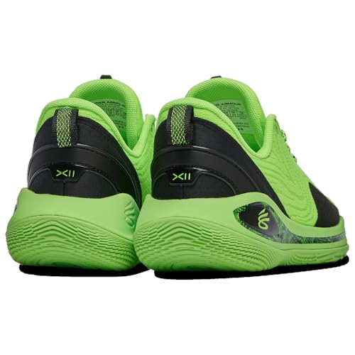 Under Armour Curry 12 EXTL - Boys' Grade School (Green/Black)3