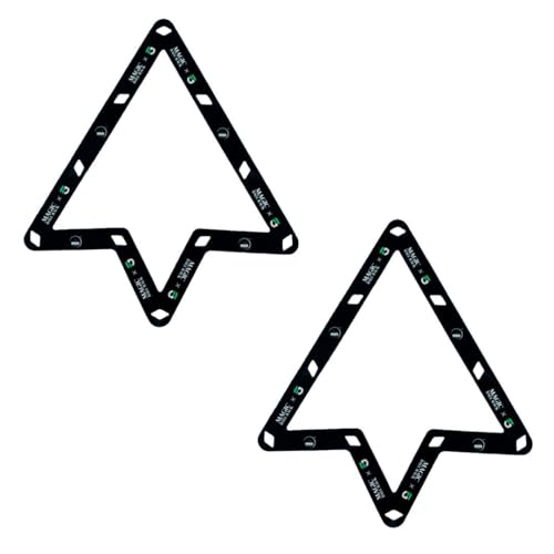 FG 9 & 10 Ball Magic Rack 2-Pack Billiard Ball Rack for Pool Table | Fedor Gorst Edition Diamond Magic Ball Design