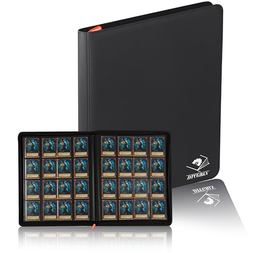 Classeur de cartes de qualité supérieure sans anneaux avec zip de protection