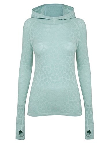 M Life Life Women's Life Hoodie - Sage Marl, Small/Medium