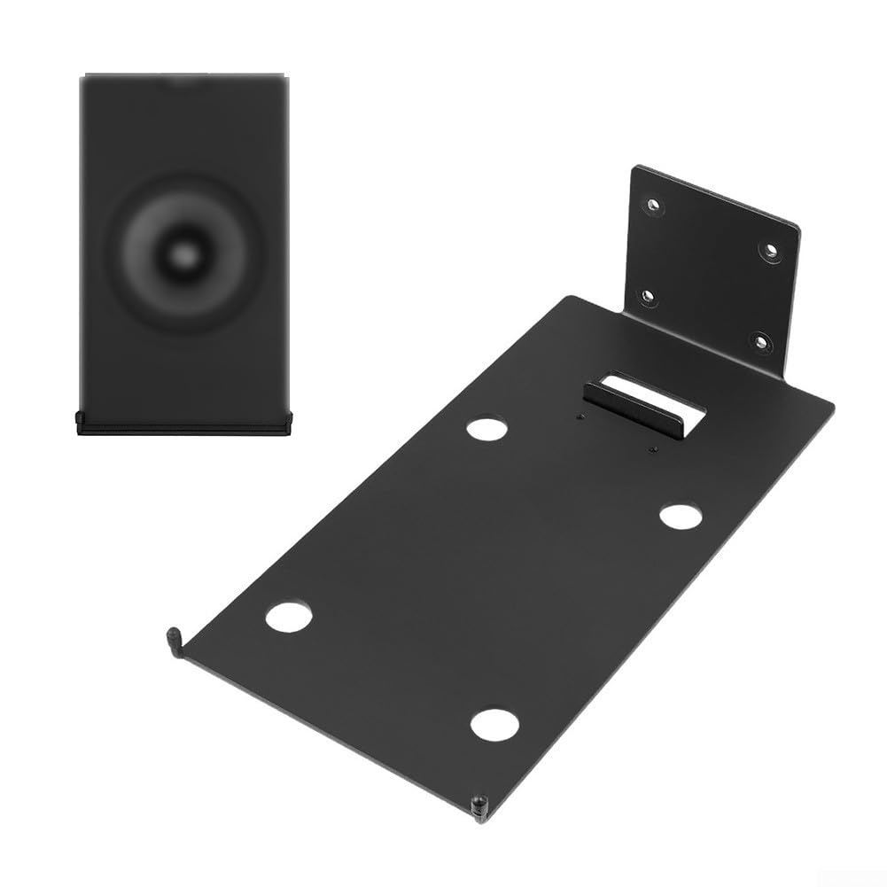 Stabile Metall-Wandhalterung für W-Bücherregal-Lautsprecher, die mit HiFi- und Vinyl-Wiedergabesystemen verwendet werden