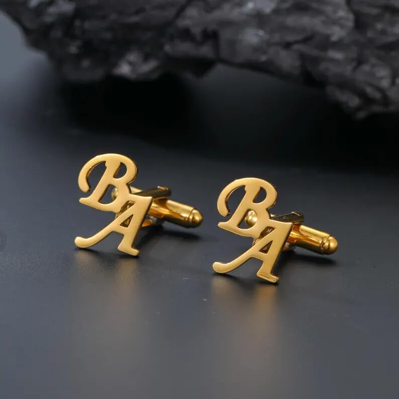 Mancuernillas personalizadas para hombre con caja de madera miniatura 5