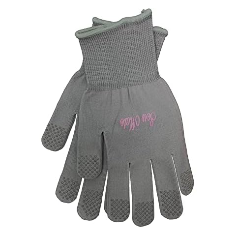The Quilted Bear Quilting Gloves - Premium Multi-purpose Breathable Quilting Grip Gloves with Grip on Every Finger for Free Motion Quilting As Seen on TV! Cover
