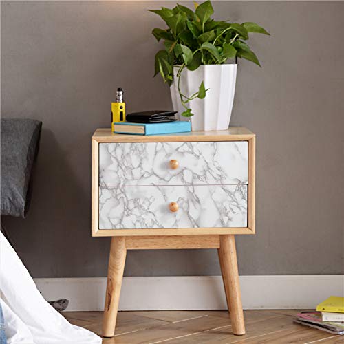 Livelynine Waterproof Marble Wallpaper Peel and Stick Countertops for Kitchen Vinyl Wrap Countertop Contact Paper for Bathroom Removable Counter Top Covers Desk Dresser Cover Table Sheets 15.8x78.8