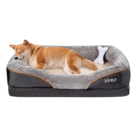 JOYELF Large Cama de Espuma viscoelástica para Perros Cover
