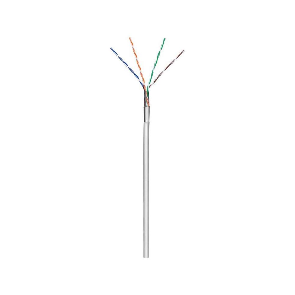 Goobay 50973 CAT 5e kabel sieciowy, F/UTP, szary, CU, AWG 24/1 (Solid), LSZH