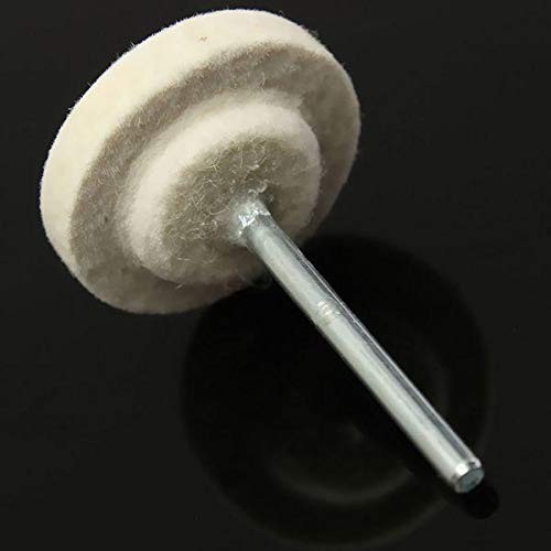 25mm Diameter Wool Felt Polishing Wheel Polisher Pad For D Rotary Tool