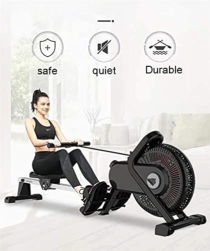 SMSOM Fitness Rudermaschine - Windwiderstand Magnetron Rudergerät, Haushaltsrudergerät, Fitness-Übungsgeräte, Rudergerät – Bild 3