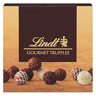 Lindt Gourmet Chocolate Candy Truffles Gift Box - 6.8 oz. (BB 10/25)