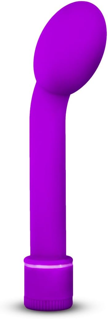 Close-up of the G Slim Petite's curved tip designed for G-spot stimulation