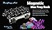 Reefing Art Magnetic Coral Frag Rack Strongest N52 Magnets Holds Up to 41 Plugs (Medium Max)
