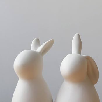 ラビット　ウサギ　兎　白兎　陶器　置物　インテリア　工芸品　美術品　A1387 31bDIniwGkL._SS200_.jpg