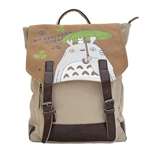 MiaoDuo Mochilas de anime, unissex, de lona, para meninos, meninas, cosplay, mochila de viagem, para fãs de anime, Caqui, Sport, Esportivo