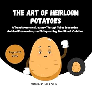 Diseño de la portada del título The Art of Heirloom Potatoes