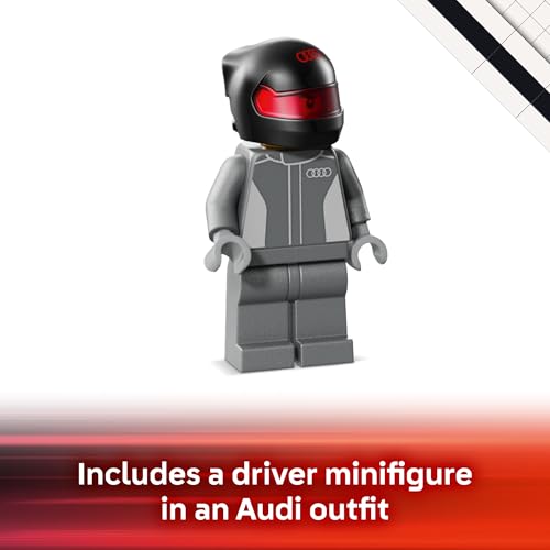 Image of LEGO Speed Champions Audi Revolut F1 Team R26 Race Car Toy - Building Sets for Boys & Girls, Ages 10+ - F1 Car Kit for Display or Play - Gift for Birthdays - 77259