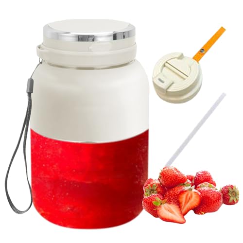 Batidora Personal,Licuadora Personal Para Batidos y Zumos Naturales - Taza para Zumos Recargable Sin Cables para Uso en Gimnasio, Viajes, Hogar, Cocina, Oficinas y al Aire Libre