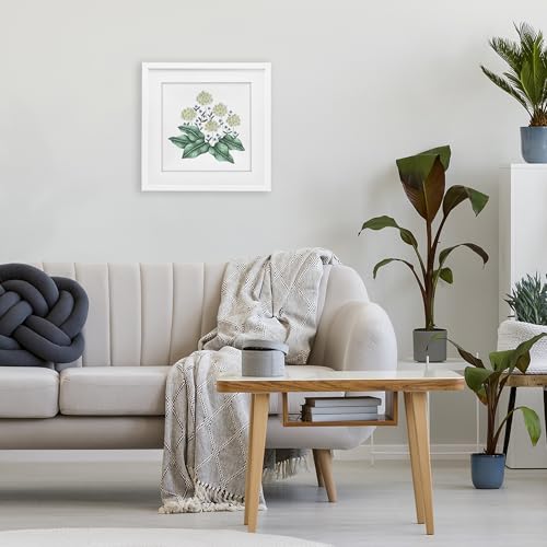 Impression Hello Wildflower Stupell : croquis vintage pour mur vide