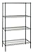 Quantum WR74-3048P-5 Wire Shelving Starter Kit, 48"W x 30"D x 74"H, 600 lbs Capacity, Carbon Steel, Epoxy Coated, Green, NSF