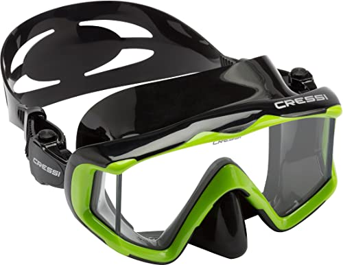 Máscara Cressi Pano 3 de Vista Amplia para Buceo y Snorkel - Falda Suave de Silicona para Excelente Sellado miniatura 1