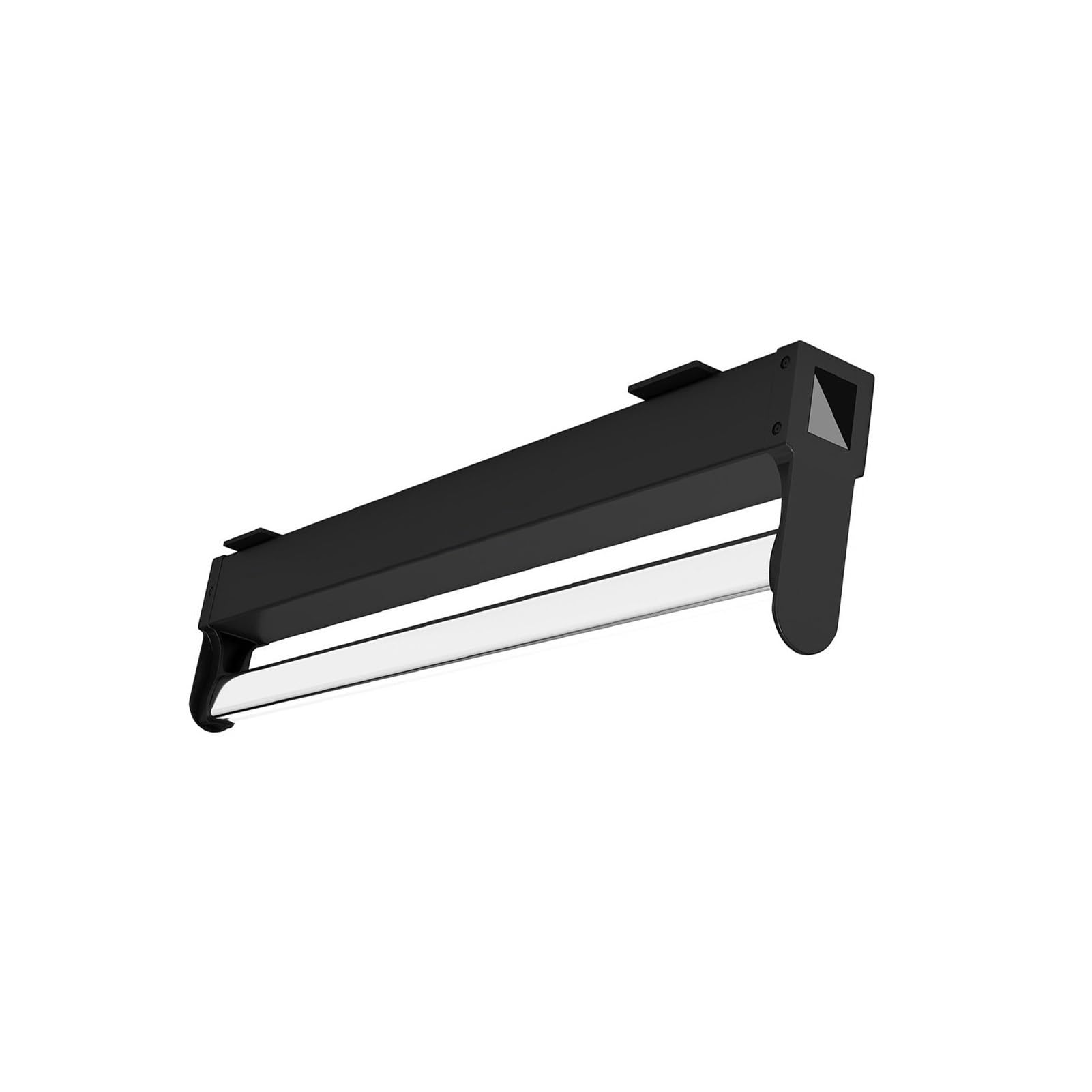IUokLU Pull Out Closet Valet Rod,Telescopic Trouser Hanger with Sliding Rail,for Efficient Storage and Maximize Space(Black-60cm)