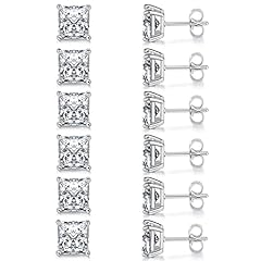 White gold-7mm-6 pairs