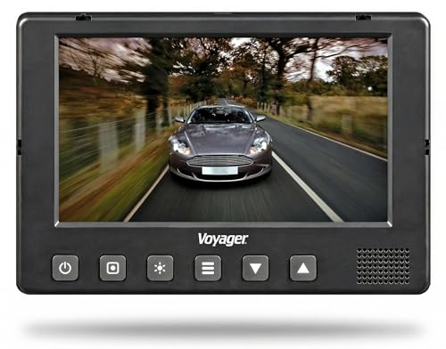 Image of Voyager VOM719WP 7-Inch Heavy-Duty QuadView Observation Monitor, 4 Camera Inputs, 6 Triggers, 12V /24V DC, NTSC /PAL, IPX6 Waterproof, E-Mark Certified