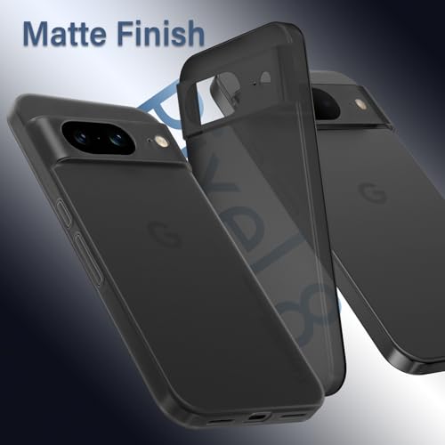 Image of X-level for Google Pixel 8 Case, Extra Slim 0.3 mm Thin Translucent Matte Finish Soft Phone Cover, Anti-Scratch Shockproof Case for Google Pixel 8, Translucent Black