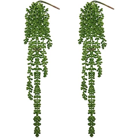 Decpro Plant a Artificial de 24 Pulgadas de cesto de lágrimas para Amantes de la Carne Cover