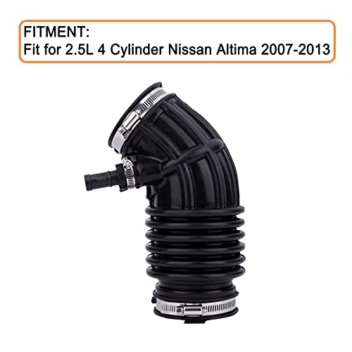 Engine Air Intake Hose Tube With Clamps. Fit For 2.5L 4 Cylinder Nissan Altima 2007-2013.Replaces Part # 16576-Ja000. #TOP2