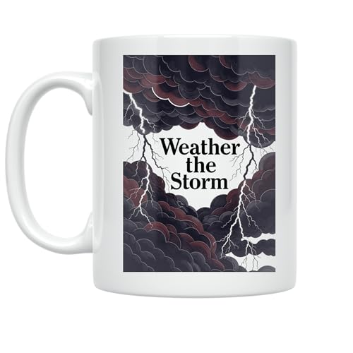 Storm Aficionado Coffee Mug - Dark Weathercore Design with Lightning