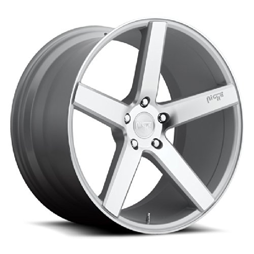 Amazon.com: Niche Milan 20 Silver Wheel / Rim 5x4.5 with a