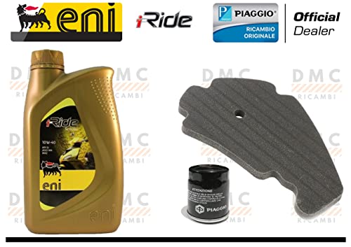 Kit tagliando filtro aria filtro olio ed olio per