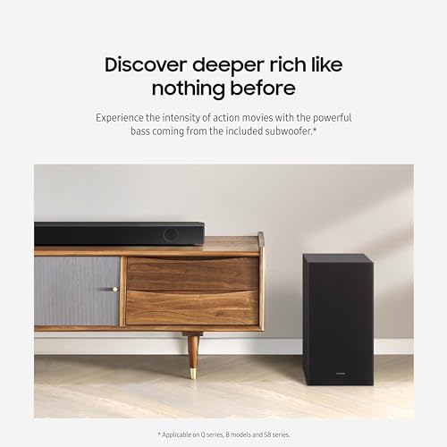 Image of Samsung B63C 5.1ch Soundbar w /Dolby Digital 5.1 Audio, DTS Virtual:X, Built-in Center Speaker, Bluetooth, Subwoofer Included, Game Mode, One Remote, Alexa Built-in, HW-B63C /ZA (2022 Model)