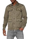 g star jacke herren grün Hemdkragen G-STAR RAW Herren Jacket Utility 4 pkt overshirt, Dk Lever Wave Dyed C104-B933, X-Large