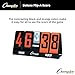 Champion Sports Deluxe Flip-A-Score Board/Timer, One Size, Bold Orange