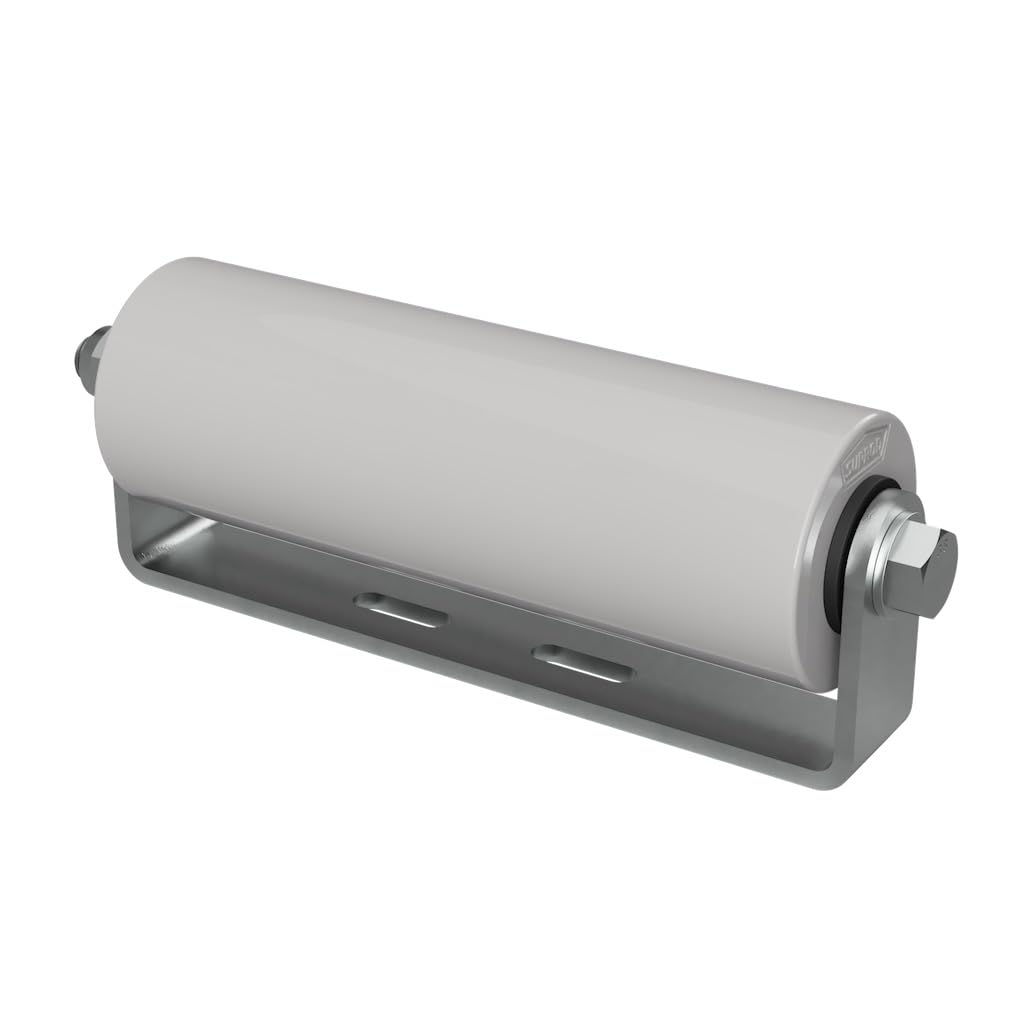 SUPROD Polyurethan Seitenrolle mit Halter Sliprolle Bootstrailer Sliphilfe verzinkt