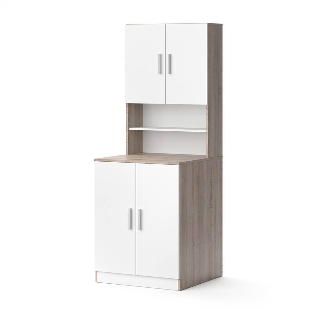 Vicco Badkamerkast Eiken rustiek 30 x 190 cm, Kiko | Eiken rustiek