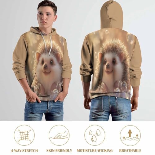 Sweat à capuche hérisson fini les vêtements ternes avec ce pullover anime 3D - 5