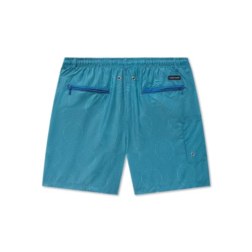 Southern Marsh Dockside Swim Trunk - Circle Maze2