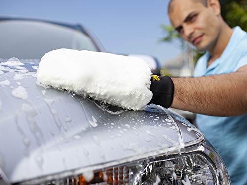 Image of Meguiar's Car Wash Bundle - 1 Gallon Ultimate Wash & Wax, Car Wash Soap with Additional Wax Protection and Microfiber Mitt, Premium Car Wash Mitt - The Perfect Car Wash Kit