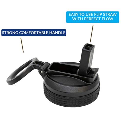 Mira UNKNOWN Water Bottle With Straw And Handle Lid Vacuum Insulated Stainless Steel Metal Thermo Bottle thumb #7